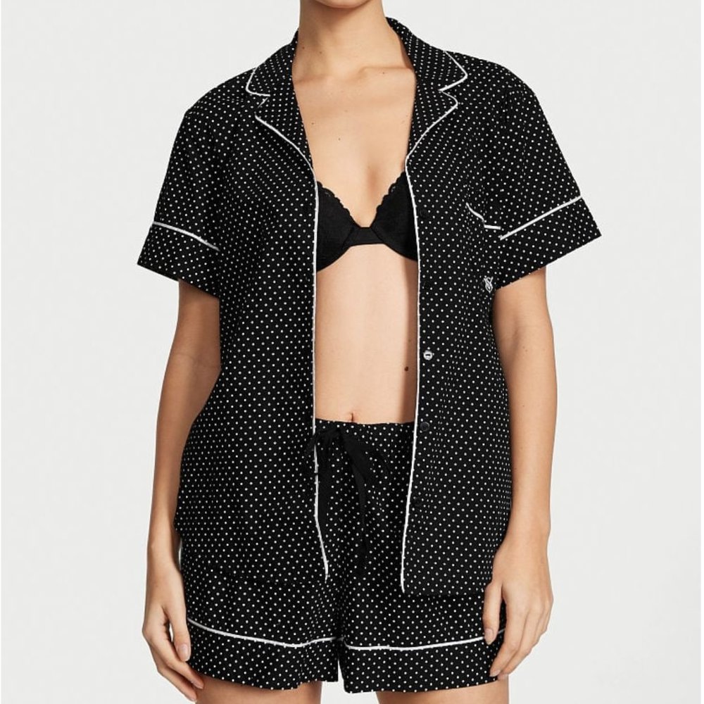 VICTORIA'S SECRET Cotton Short Pajama Set  Large